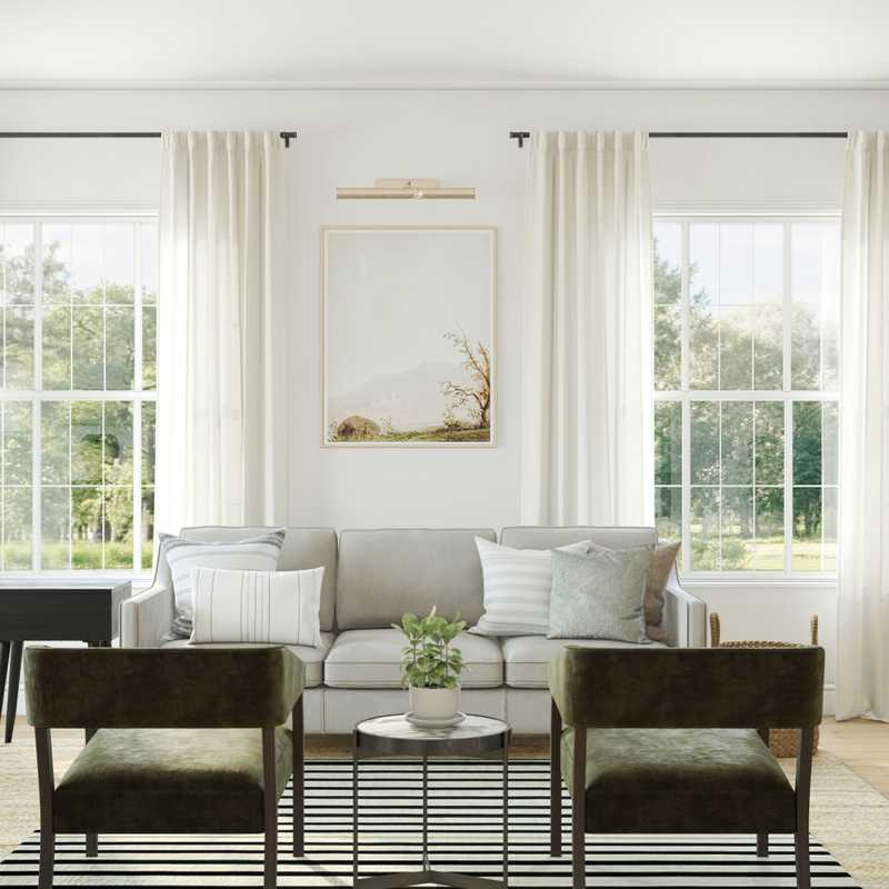 Eclectic Dining Room Design by Havenly Interior Designer Natalie