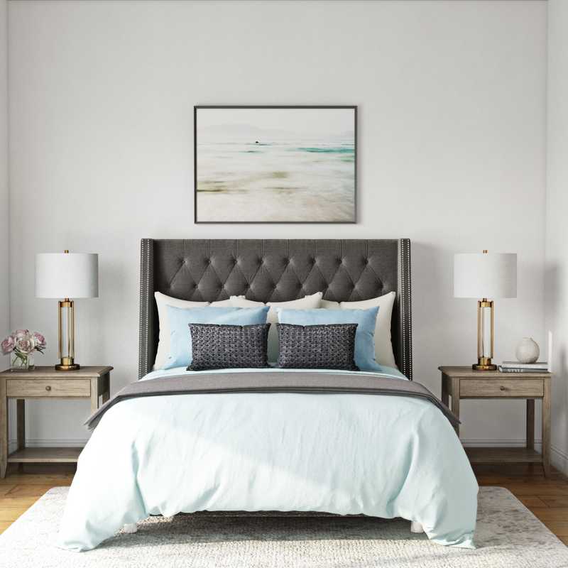 Classic, Glam, Transitional Bedroom Design by Havenly Interior Designer Christine