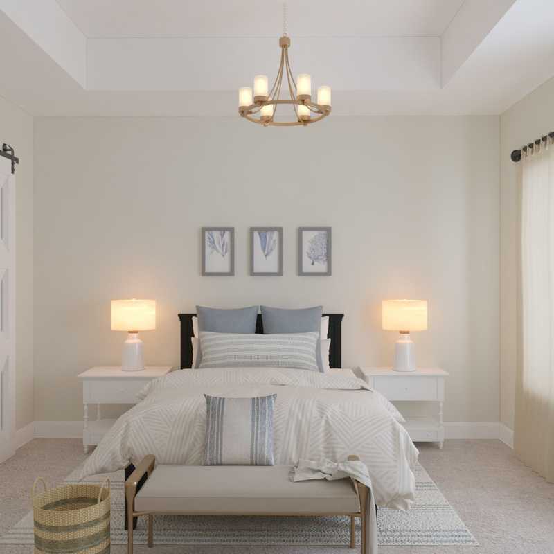 Classic, Coastal, Traditional, Farmhouse Bedroom Design by Havenly Interior Designer Christina