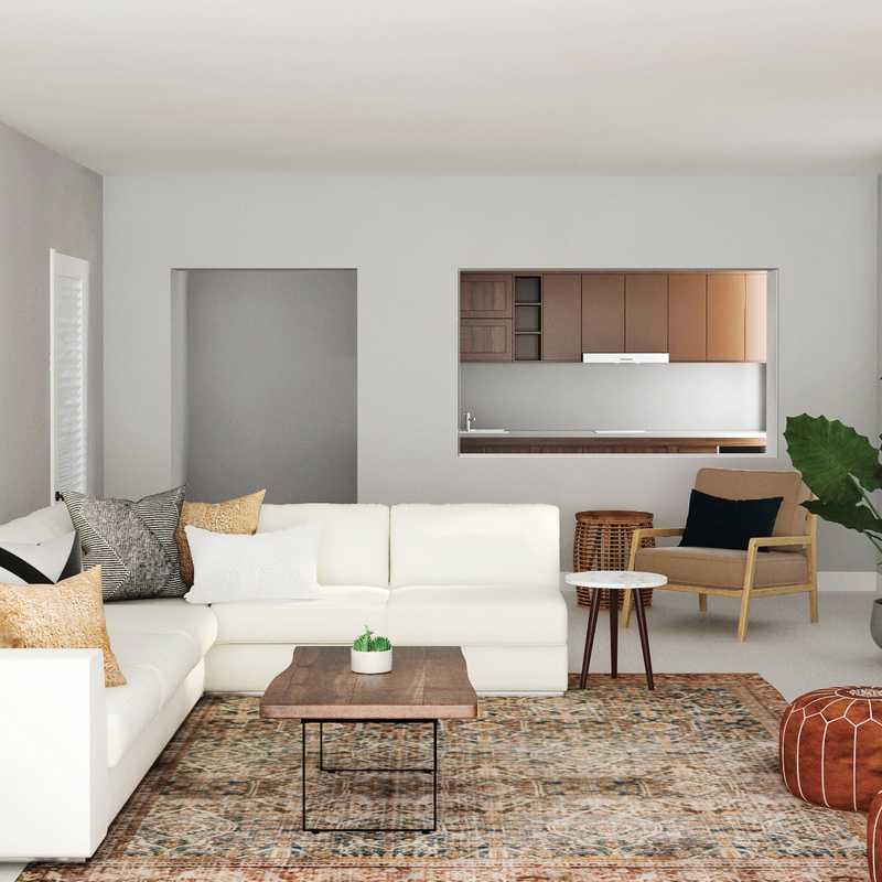 Modern, Bohemian, Minimal, Scandinavian Living Room Design by Havenly Interior Designer Savannah
