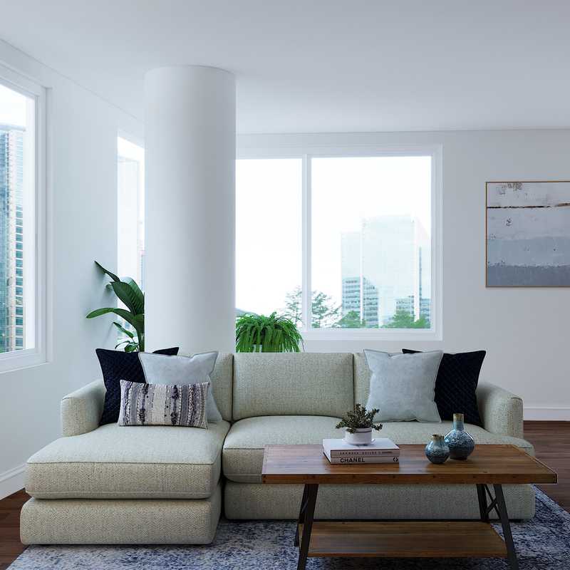 Modern Living Room Design by Havenly Interior Designer Alexandra