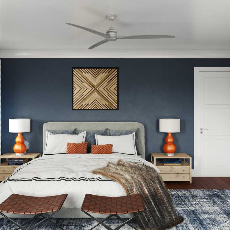 Contemporary Bedroom Design by Havenly Interior Designer Kelly