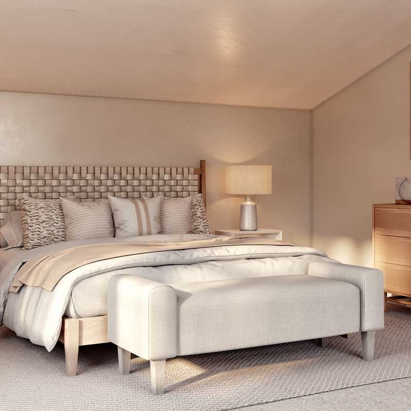 Minimal, Scandinavian Bedroom Design by Havenly Interior Designer Amairani