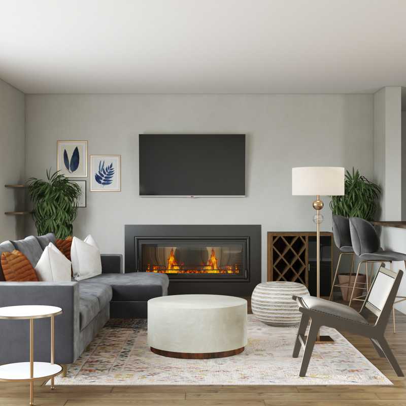 Contemporary, Classic, Classic Contemporary Living Room Design by Havenly Interior Designer Masooma