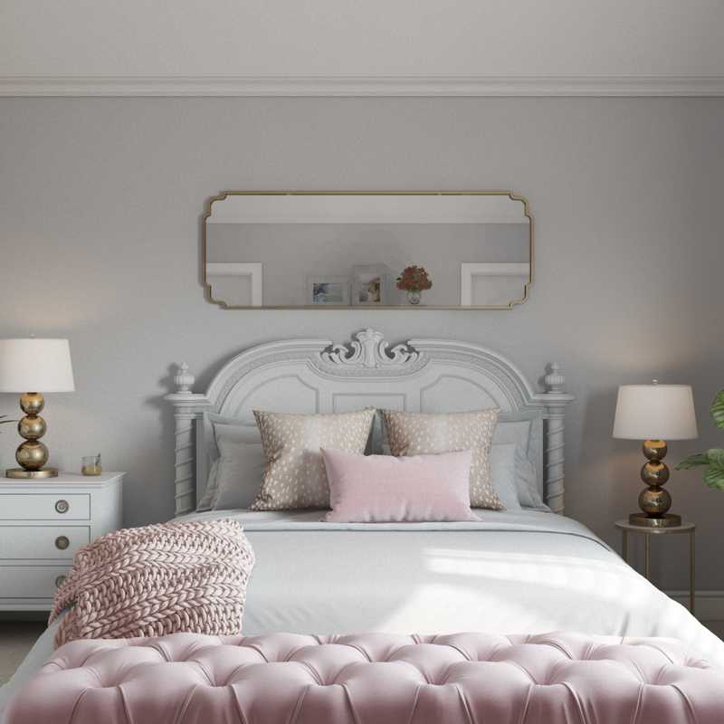 Classic, Glam Bedroom Design by Havenly Interior Designer Emily