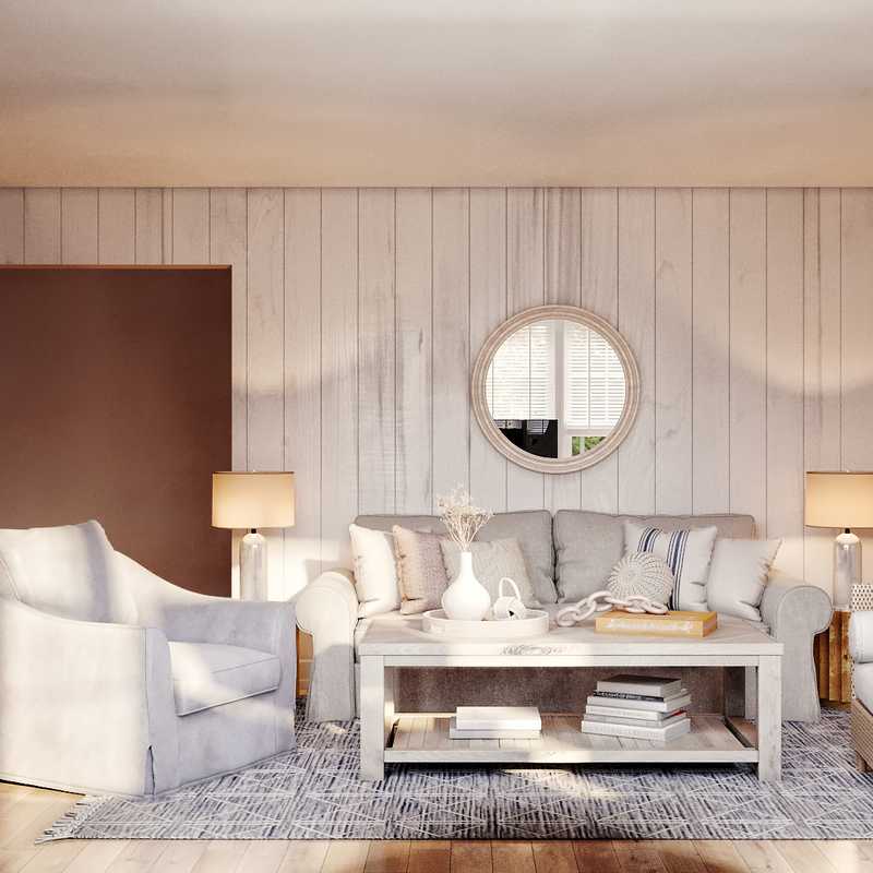 Coastal Living Room Design by Havenly Interior Designer Astrid