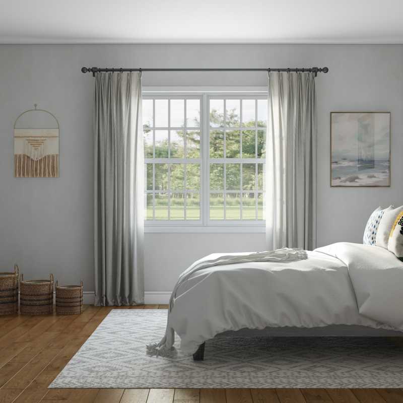 Contemporary, Bohemian, Global, Scandinavian Bedroom Design by Havenly Interior Designer Julie