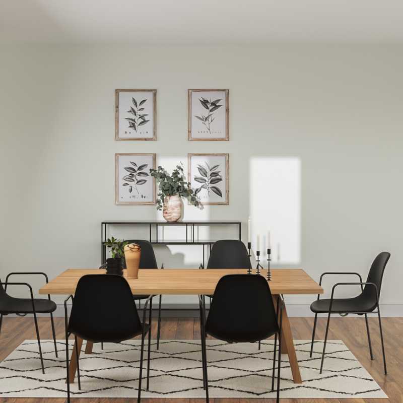 Scandinavian Dining Room Design by Havenly Interior Designer Allison