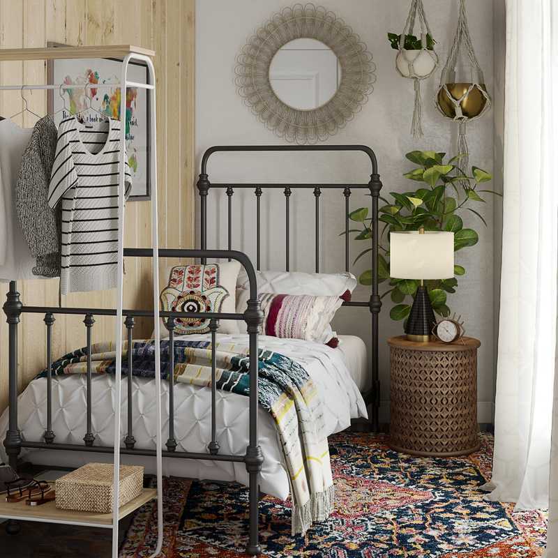 Eclectic, Global Bedroom Design by Havenly Interior Designer Cathrine