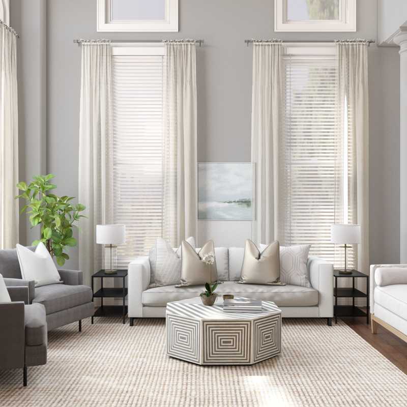 Modern, Classic Living Room Design by Havenly Interior Designer Lydia
