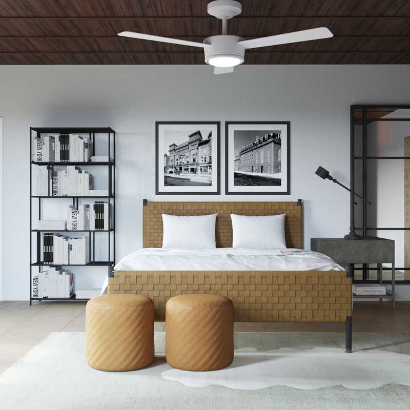 Eclectic Bedroom Design by Havenly Interior Designer Julio