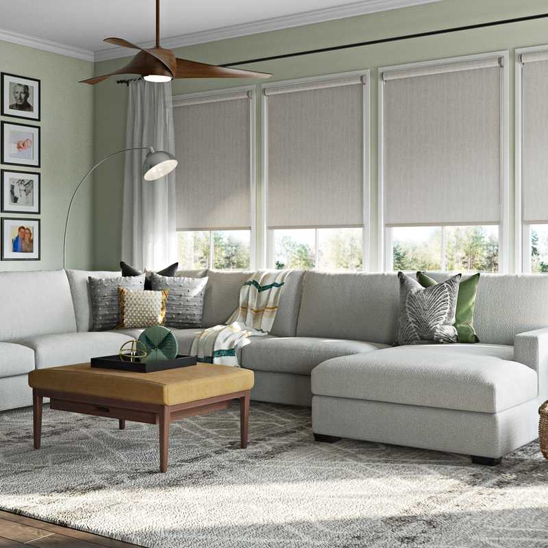 Classic Living Room Design by Havenly Interior Designer Candace