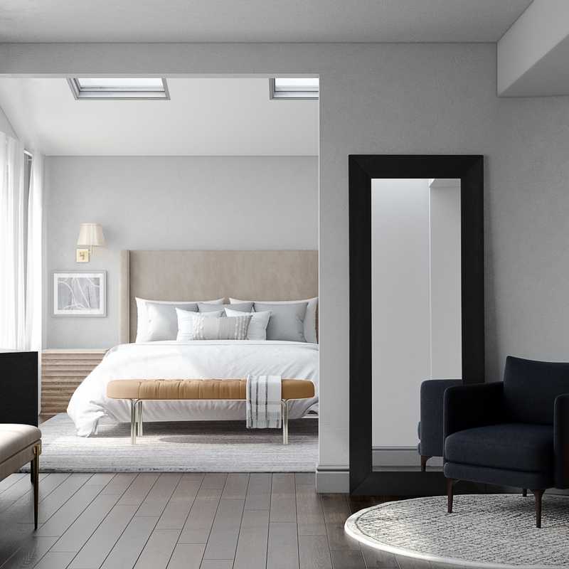 Contemporary, Modern, Minimal, Scandinavian Bedroom Design by Havenly Interior Designer Sophia