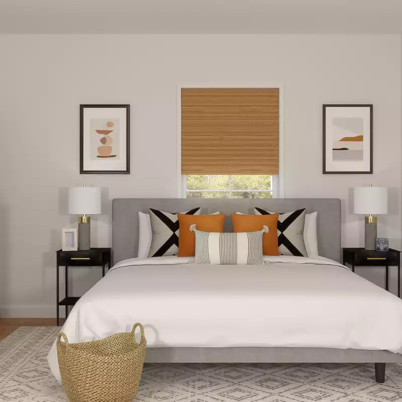 Modern, Bohemian, Scandinavian Bedroom Design by Havenly Interior Designer Aleena