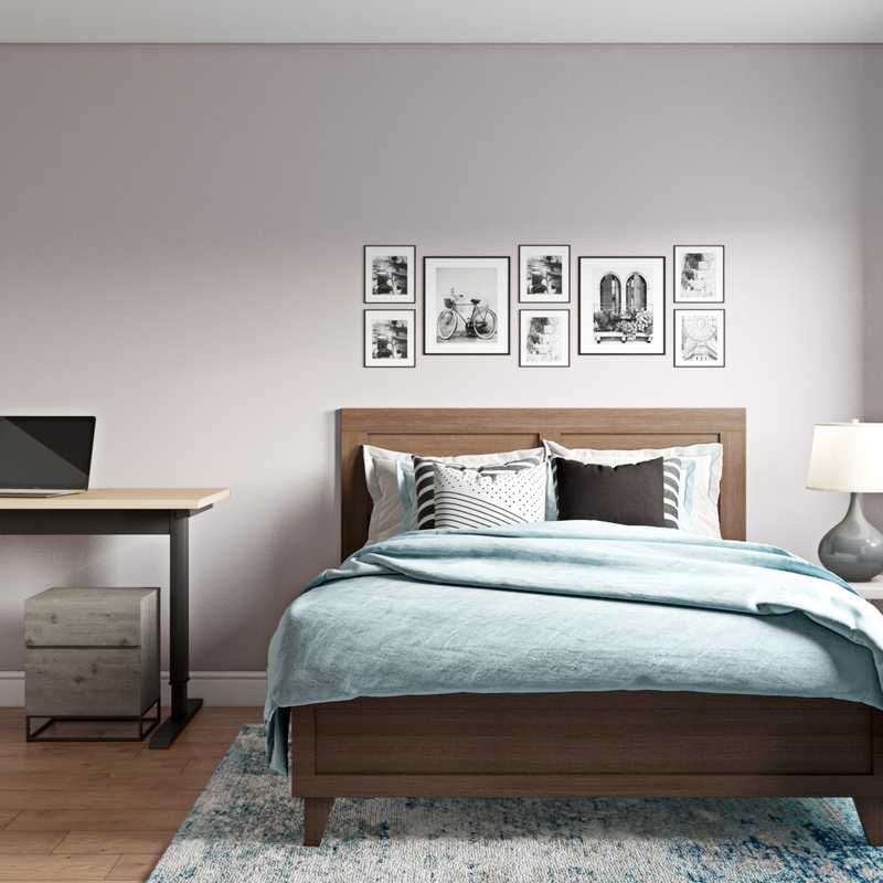 Modern, Transitional Bedroom Design by Havenly Interior Designer Abigail