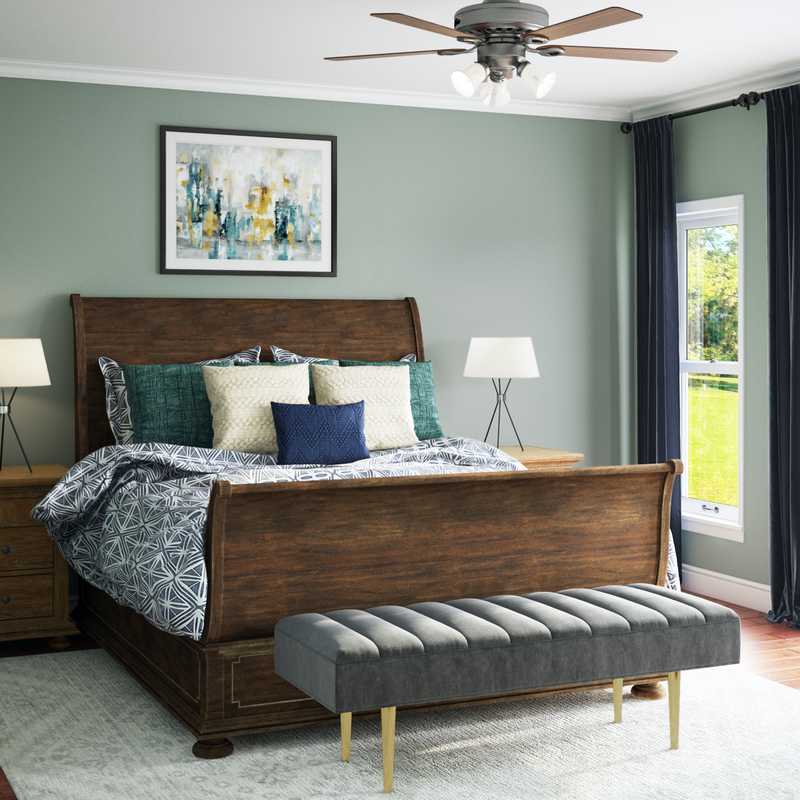 Modern, Transitional Bedroom Design by Havenly Interior Designer Chanel