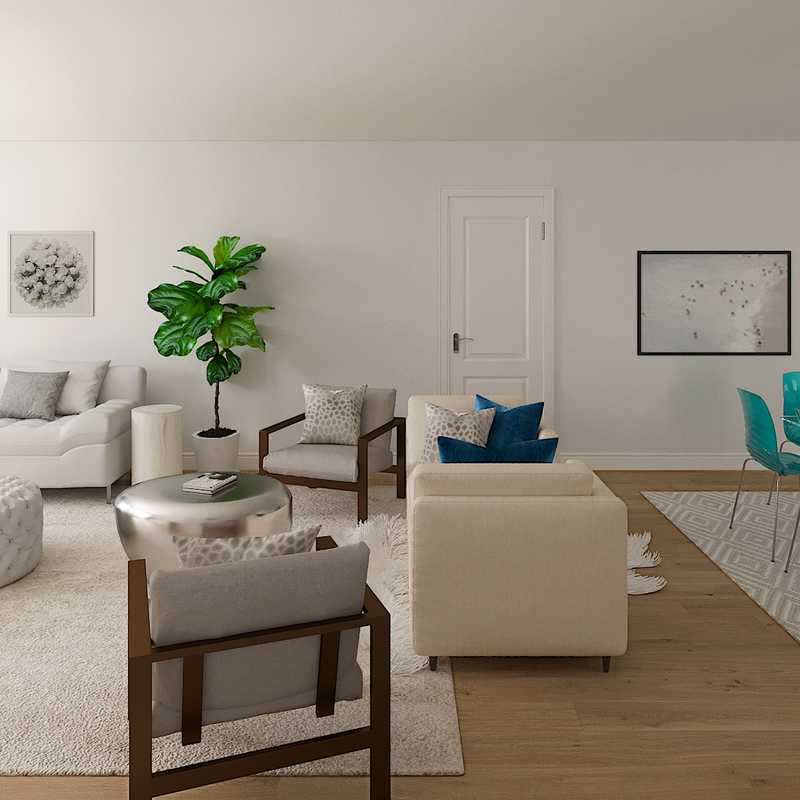Minimal Living Room Design by Havenly Interior Designer Paulina