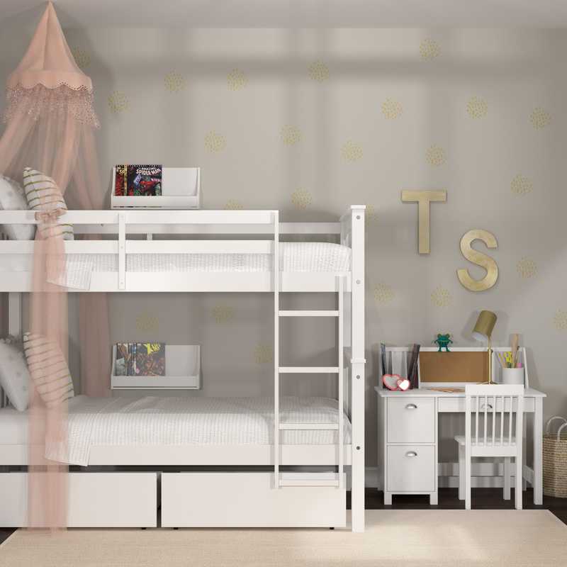 Classic, Scandinavian Bedroom Design by Havenly Interior Designer Kelly
