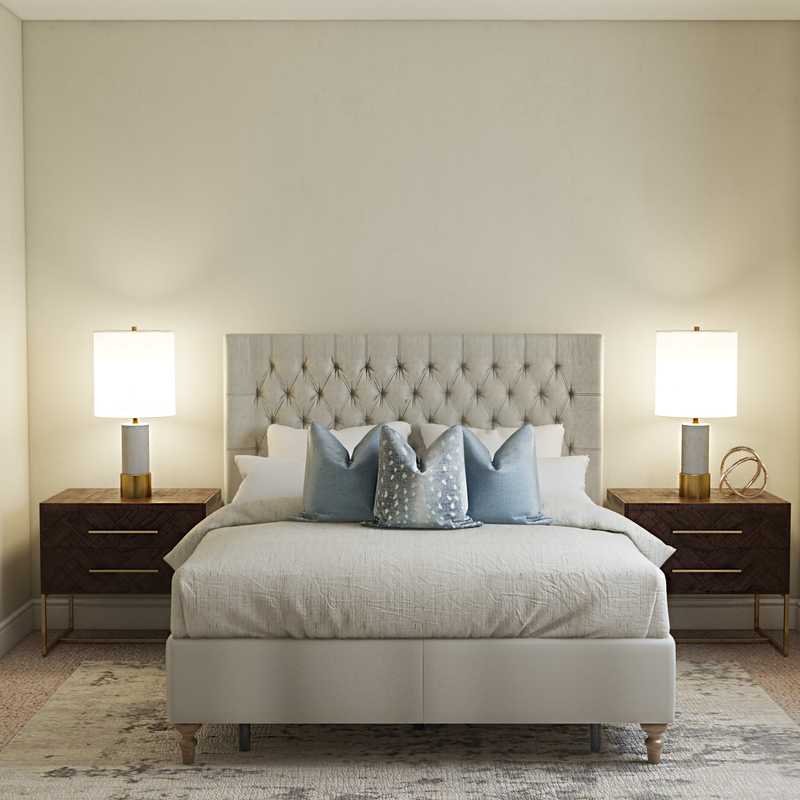 Modern, Glam Bedroom Design by Havenly Interior Designer Britney