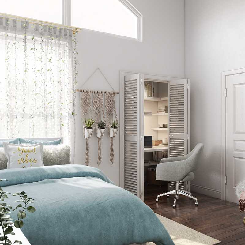 Bohemian Bedroom Design by Havenly Interior Designer Christina