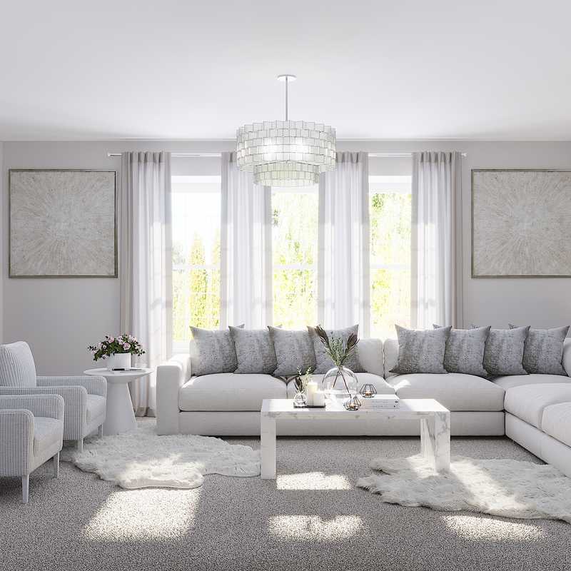 Eclectic Living Room Design by Havenly Interior Designer Julio