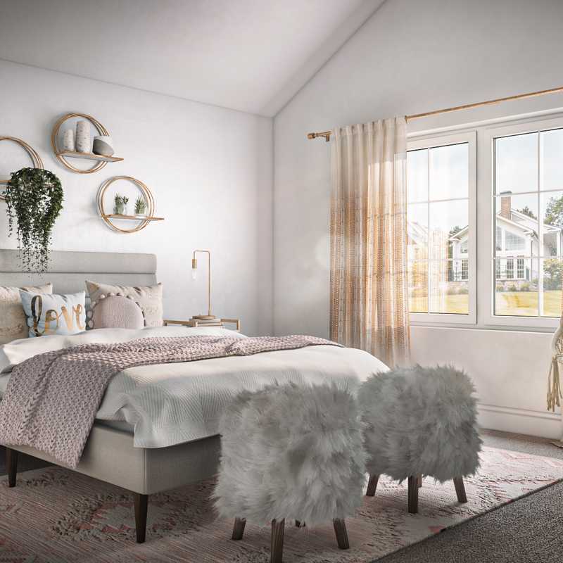 Contemporary Bedroom Design by Havenly Interior Designer Fendy