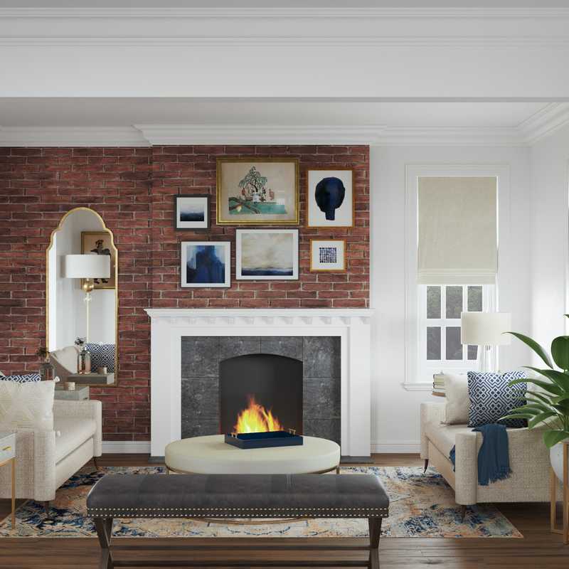 Contemporary, Modern, Classic, Traditional Living Room Design by Havenly Interior Designer Aleena