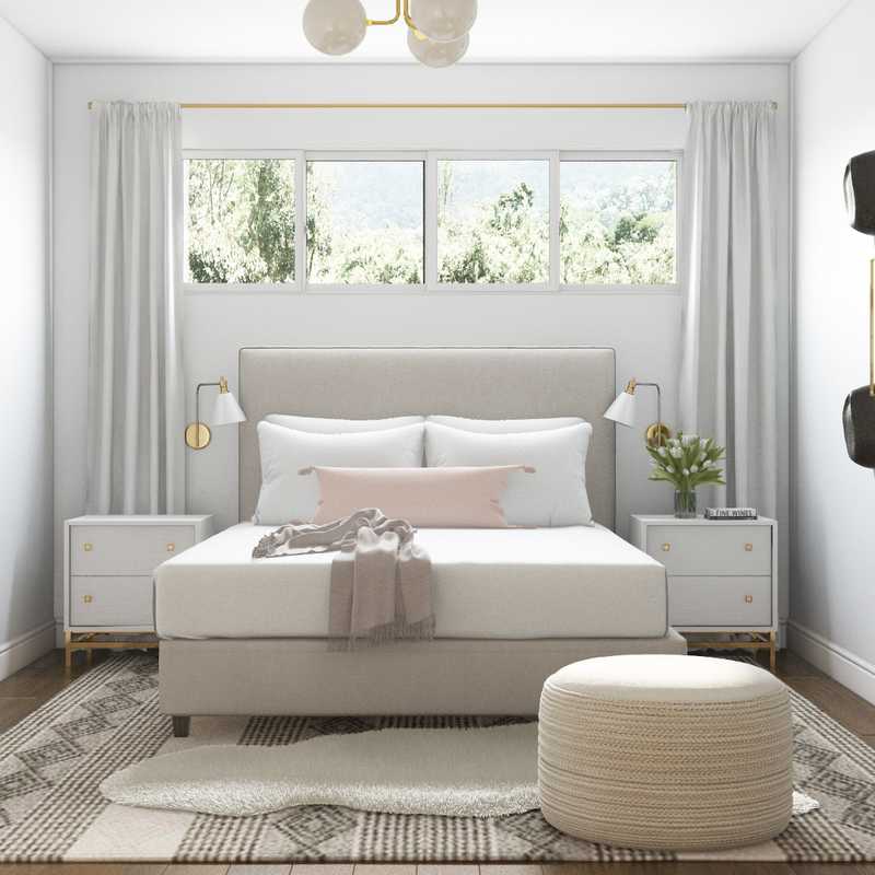 Minimal Bedroom Design by Havenly Interior Designer Kelsey