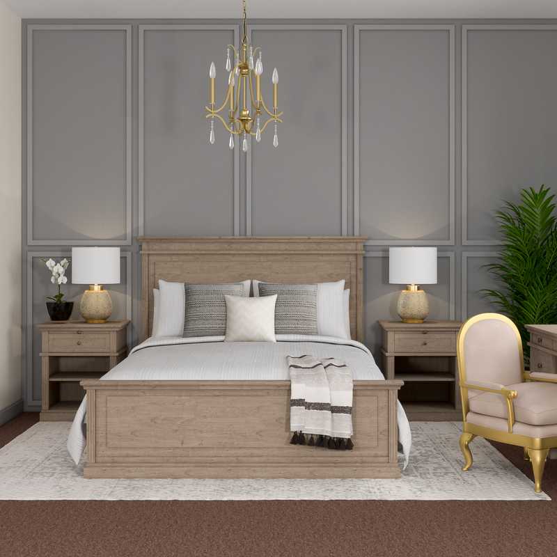 Contemporary, Classic, Traditional Bedroom Design by Havenly Interior Designer James