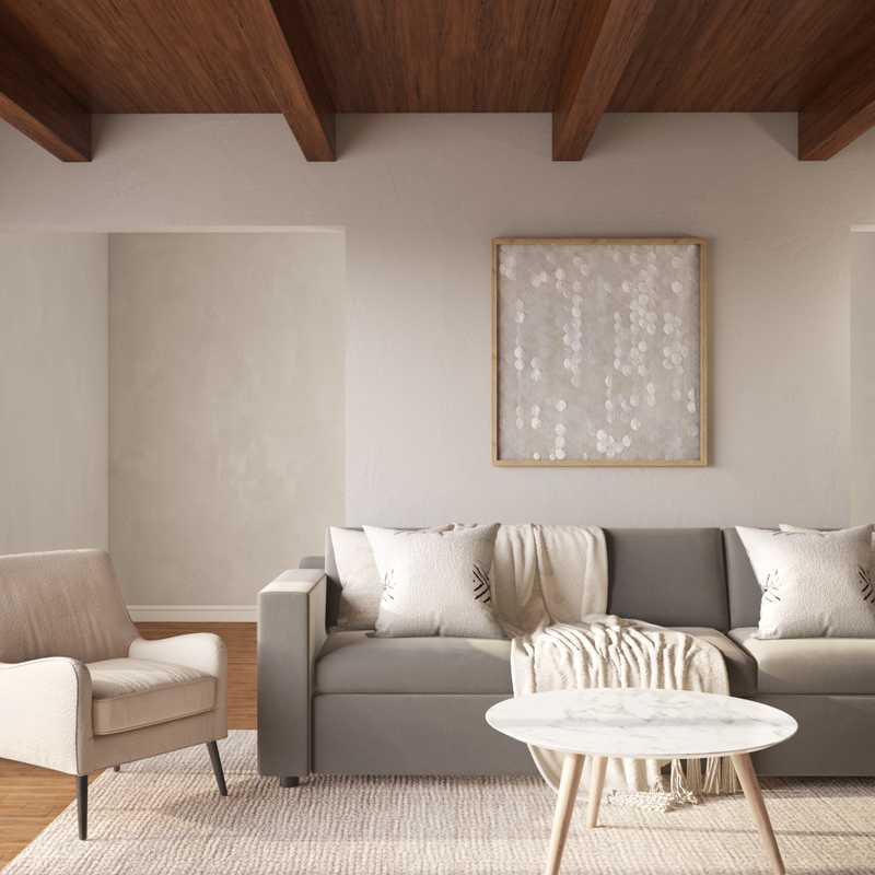Scandinavian Living Room Design by Havenly Interior Designer Kyla