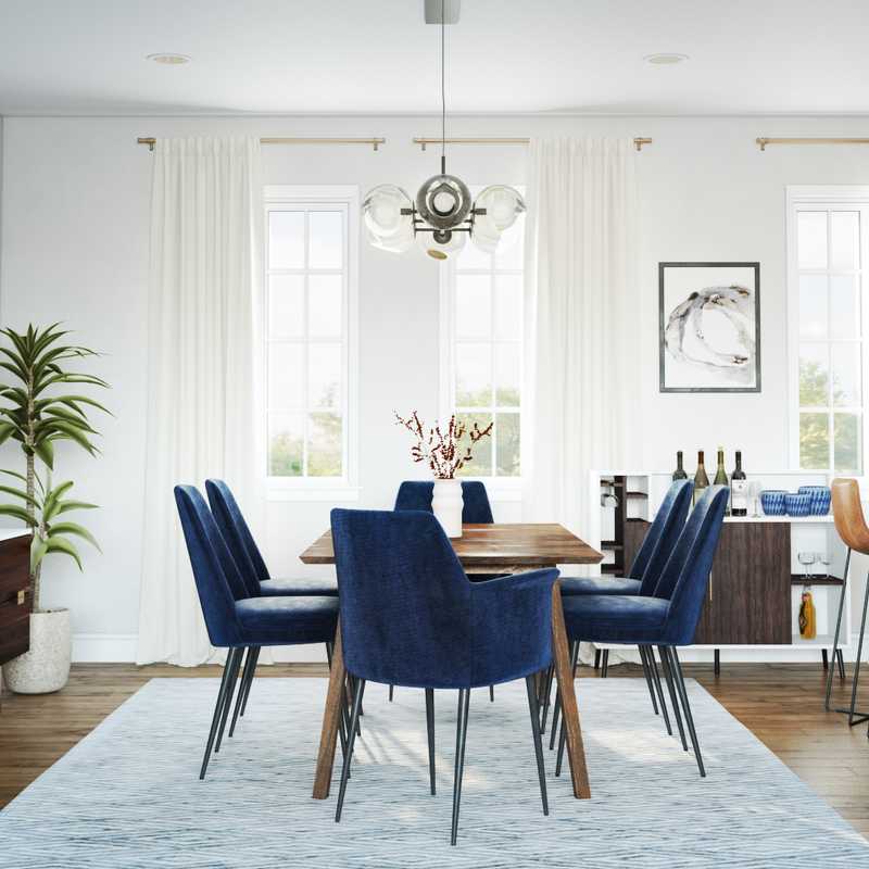 Modern, Scandinavian Dining Room Design by Havenly Interior Designer Paulina