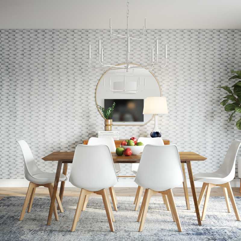 Contemporary, Modern, Eclectic, Midcentury Modern, Scandinavian Living Room Design by Havenly Interior Designer Taylor