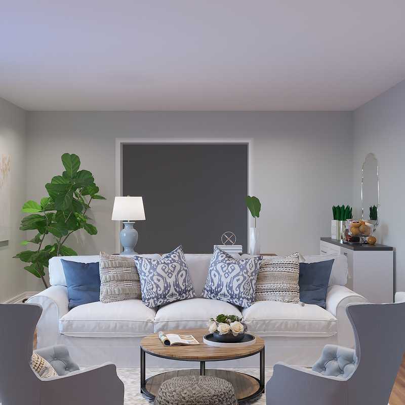 Classic, Coastal Living Room Design by Havenly Interior Designer Catherine