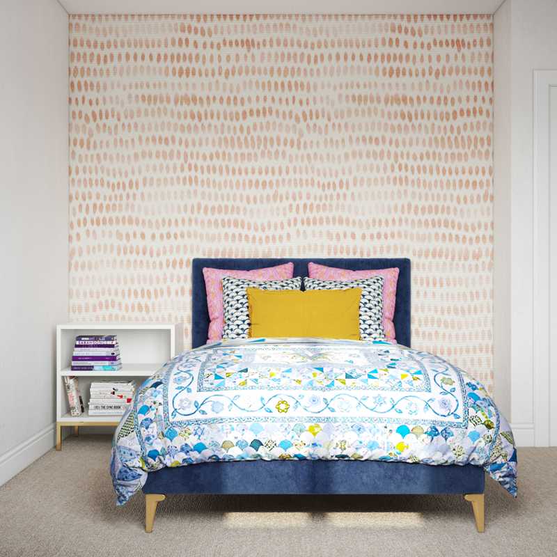 Eclectic, Global Bedroom Design by Havenly Interior Designer Emma
