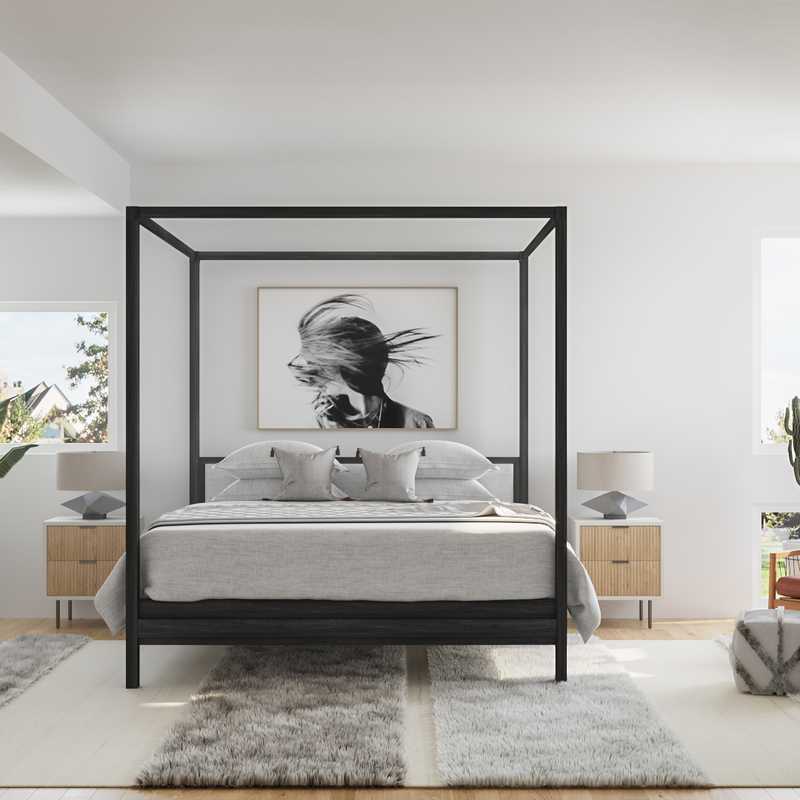 Contemporary, Modern, Bohemian Office Design by Havenly Interior Designer Robyn