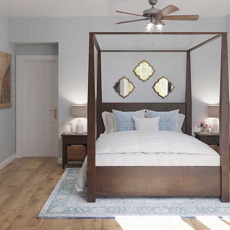 Coastal, Farmhouse, Transitional Bedroom Design by Havenly Interior Designer Elizabeth