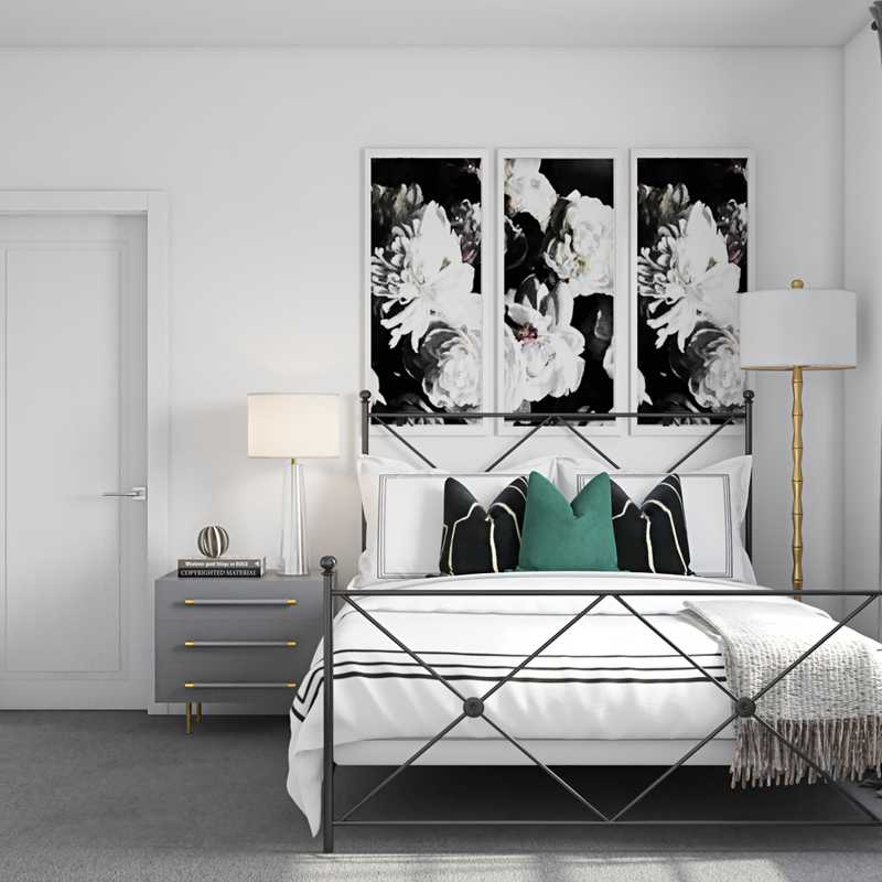 Glam Bedroom Design by Havenly Interior Designer Lyndsi