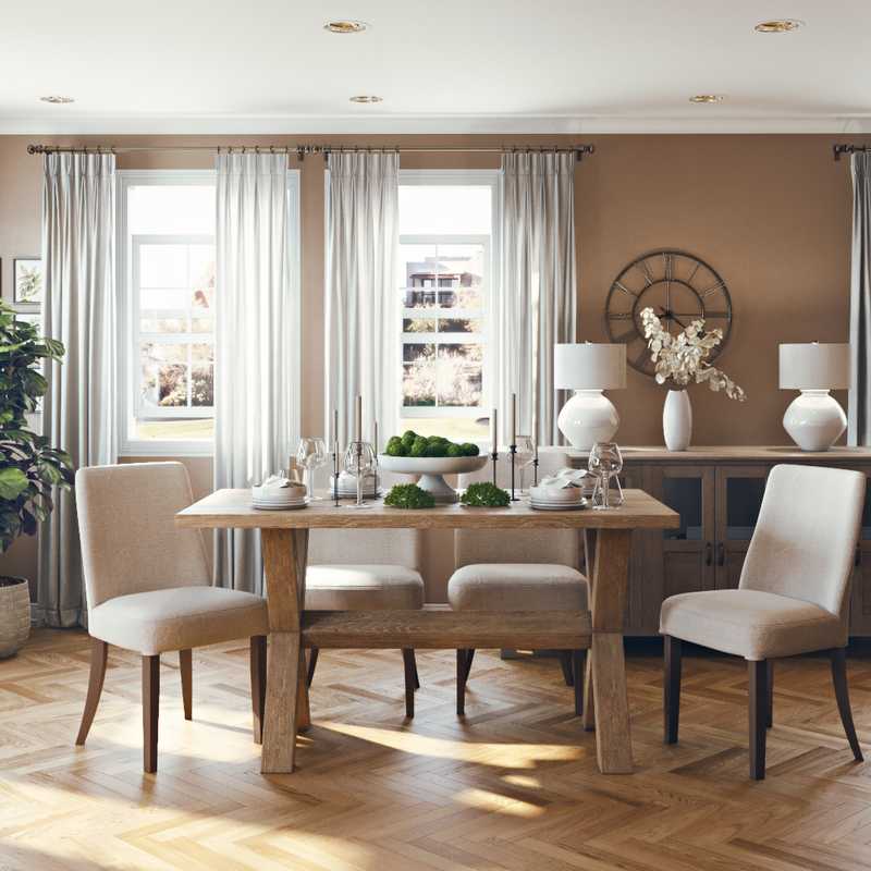 Scandinavian Dining Room Design by Havenly Interior Designer Shirley