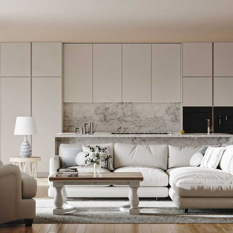 Classic, Coastal, Traditional Living Room Design by Havenly Interior Designer Lucila