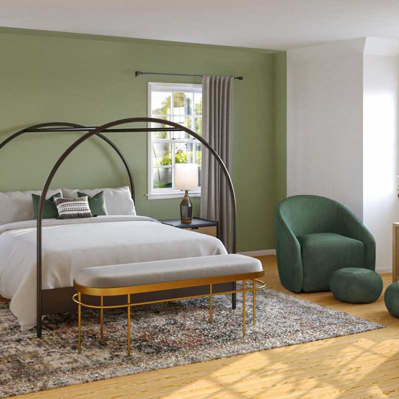 Eclectic, Bohemian Bedroom Design by Havenly Interior Designer Ana