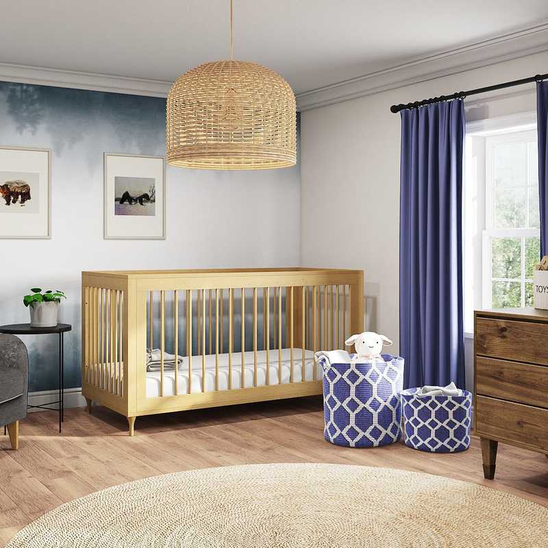 Glam, Global Nursery Design by Havenly Interior Designer Laura