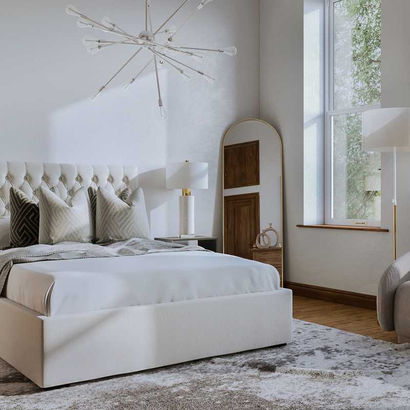 Glam Bedroom Design by Havenly Interior Designer Anna