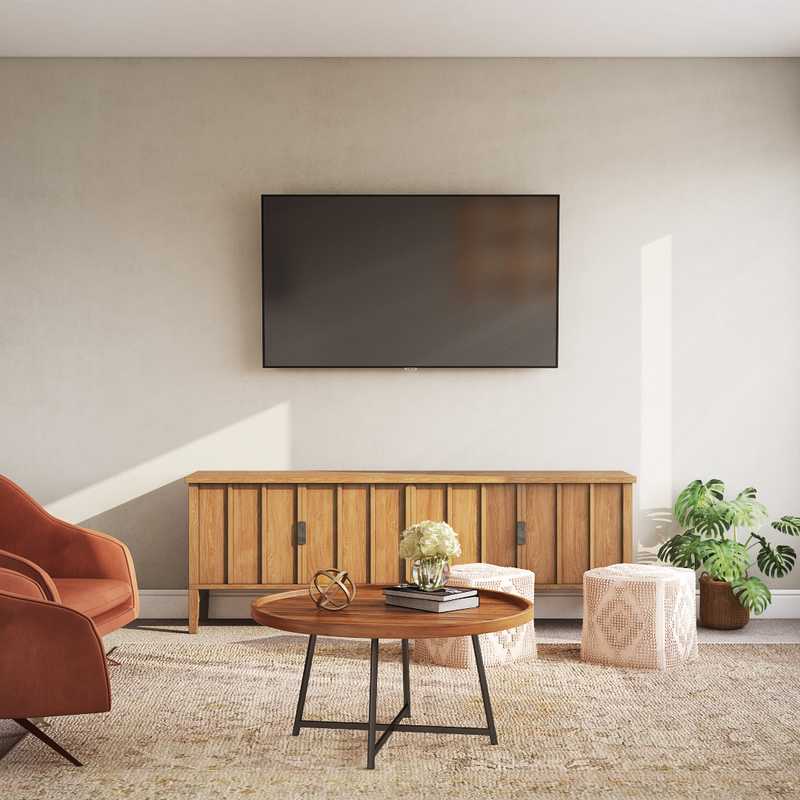 Southwest Inspired Living Room Design by Havenly Interior Designer Karen