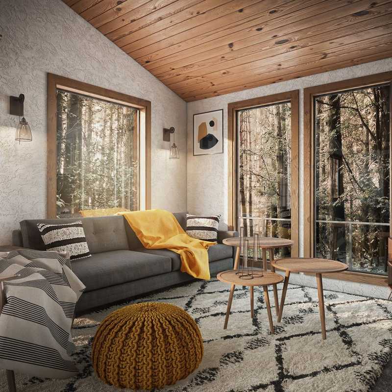 Scandinavian Living Room Design by Havenly Interior Designer Karie