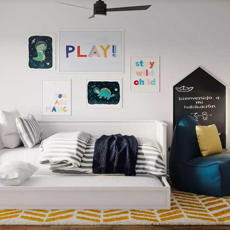 Contemporary Bedroom Design by Havenly Interior Designer Mariel