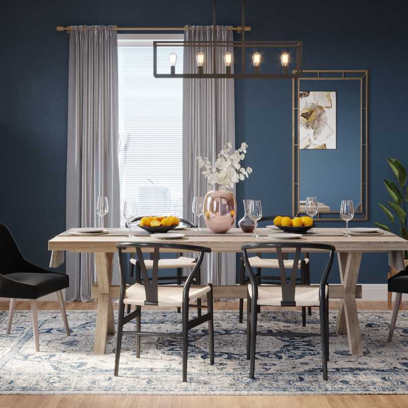 Eclectic, Global Dining Room Design by Havenly Interior Designer Shreya