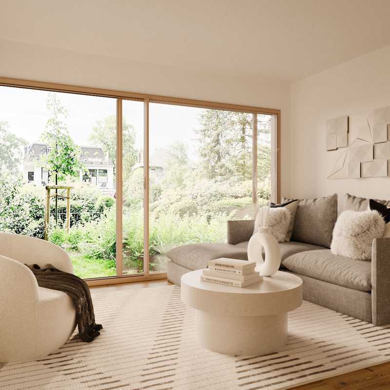 Minimal, Scandinavian Living Room Design by Havenly Interior Designer Katherine