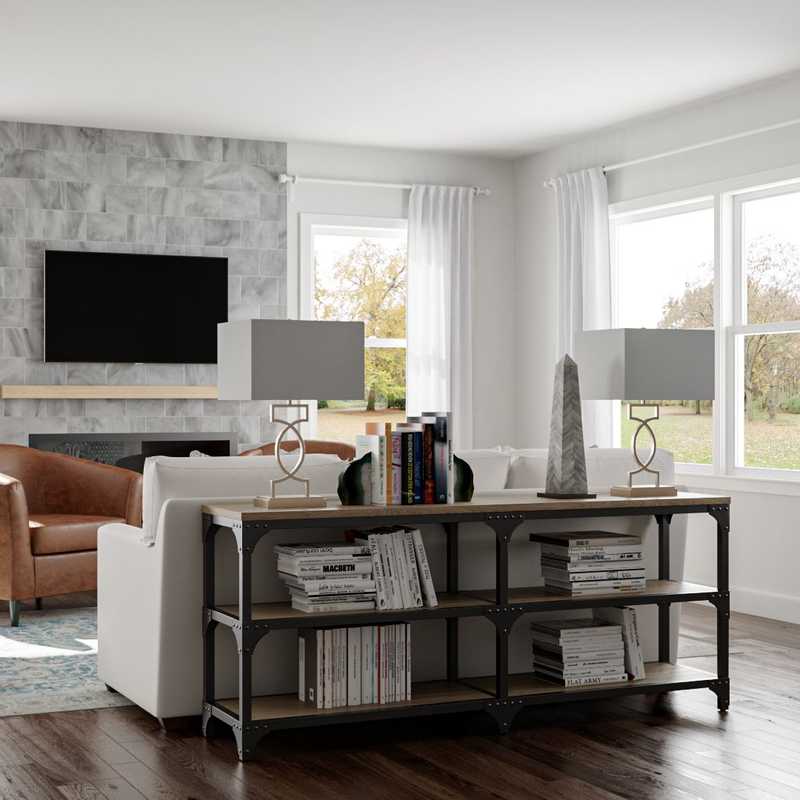 Modern, Classic, Transitional Living Room Design by Havenly Interior Designer Sara