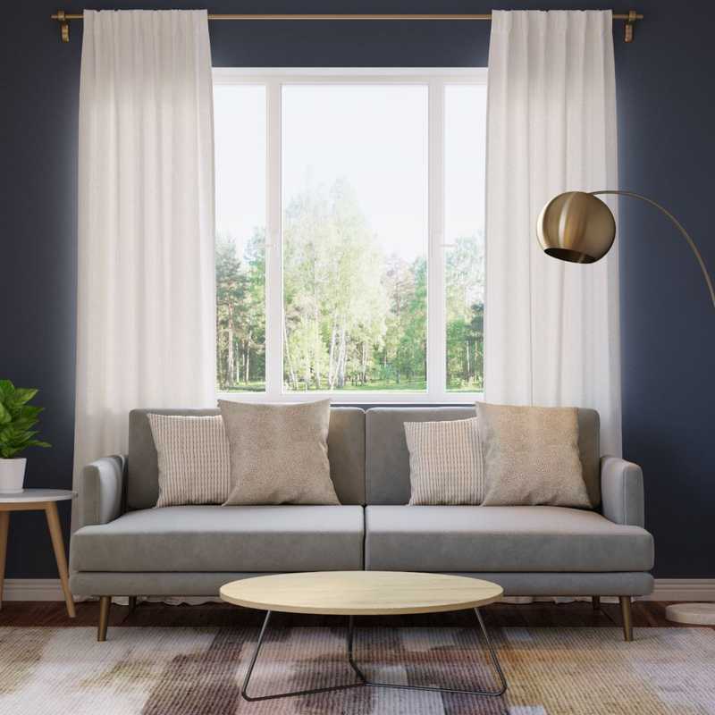 Minimal, Scandinavian Living Room Design by Havenly Interior Designer Paola