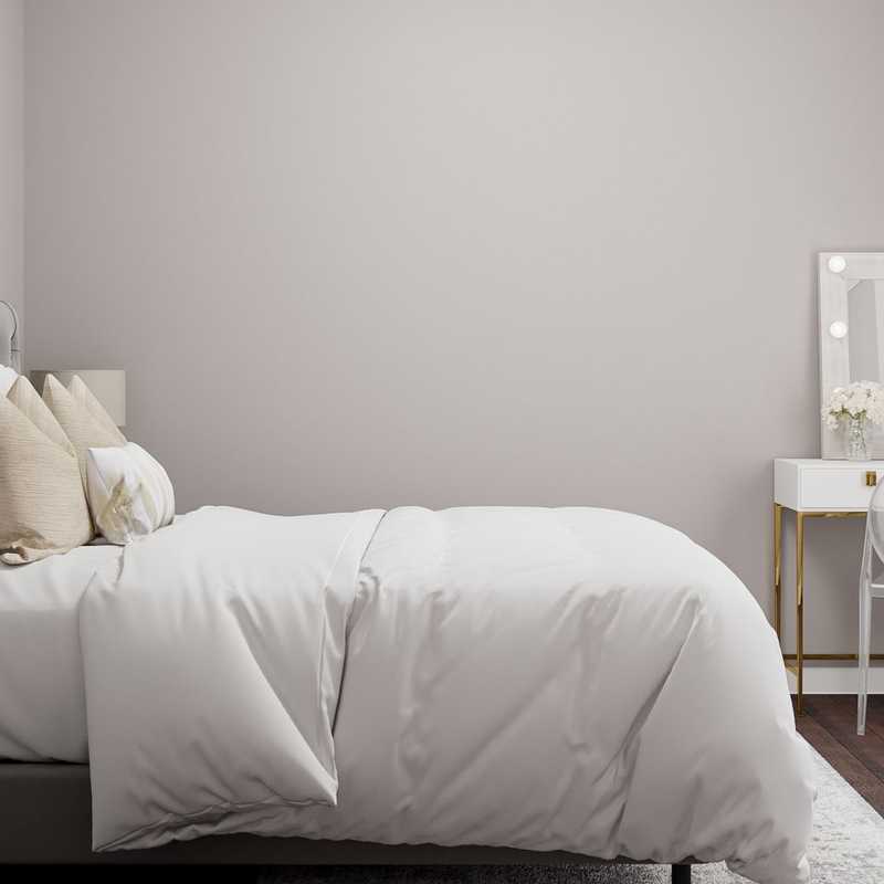 Modern, Glam, Midcentury Modern Bedroom Design by Havenly Interior Designer Laura